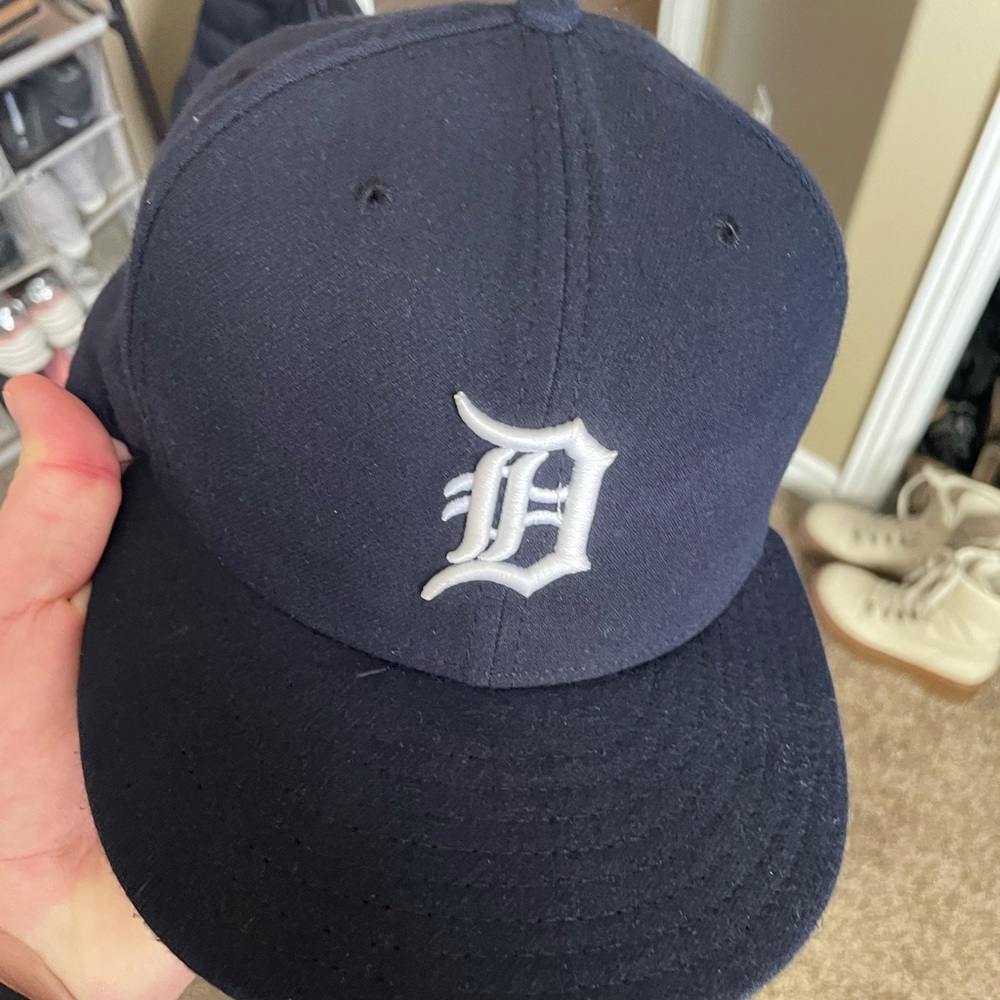 Detroit Tigers Bball Hat - 59Fifty Fitted Size 71/2